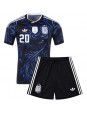 Billige Argentina Alexis Mac Allister #20 Bortedraktsett Barn VM 2026 Kortermet (+ Korte bukser)